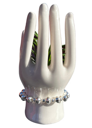 Bárbara pulsera mel Mod. PE51#4, color: plata