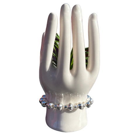 Bárbara pulsera mel Mod. PE51#4, color: plata