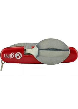 Hobby Grill cubierto Mod. PLB044P color: plata con rojo para campismo 6 en 1