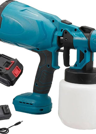 Pointek Pistola de Pintura Inalámbrica PP-0126 Azul 1 pieza