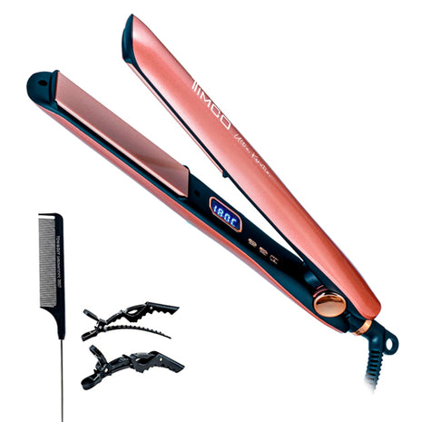 Timco Plancha para cabello Keratin PYB1442 rosa