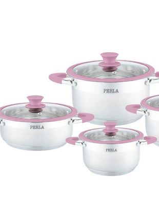 Batería de Cocina Rebeca 10 piezas inoxidable R011RS Perla