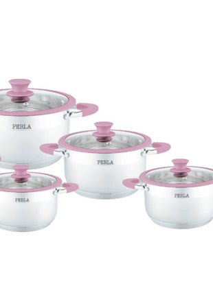 Batería de Cocina Rebeca 10 piezas inoxidable R011RS Perla