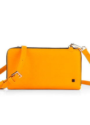 Cloe Billetera V21 556 amarillo / cierre doble grande. Dama