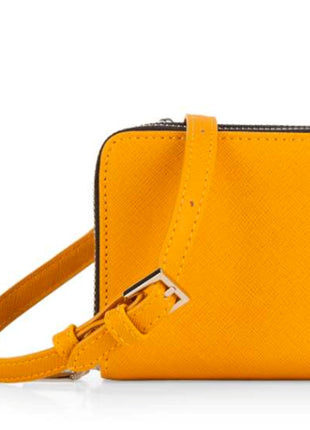 Cloe Billetera V21 556 amarillo / cierre doble grande. Dama