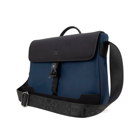 Cloe Uomo v25 512 marino / mensajera porta laptop grande. Caballero