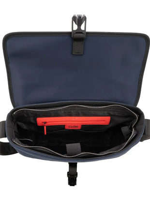 Cloe Uomo v25 512 marino / mensajera porta laptop grande. Caballero