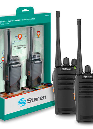 Kit de 2 radios intercomunicadores Steren
