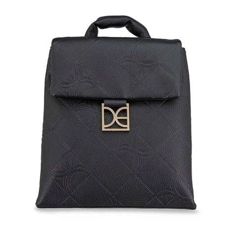 Cloe Backpack Mediana Monograma Troquelado RBLCI24462NEG. Color Negro. Dama