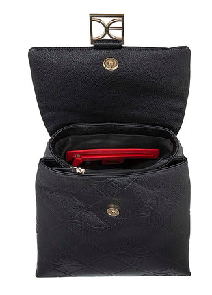 Cloe Backpack Mediana Monograma Troquelado RBLCI24462NEG. Color Negro. Dama