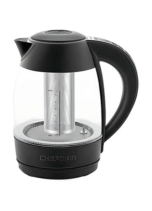 Chefman Jarra Eléctrica Digital RJ11-17-TCTI negra de 1.8 litros