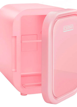 Iceman Mini Refrigerador RJ48-V26-PINK rosa de 4 litros