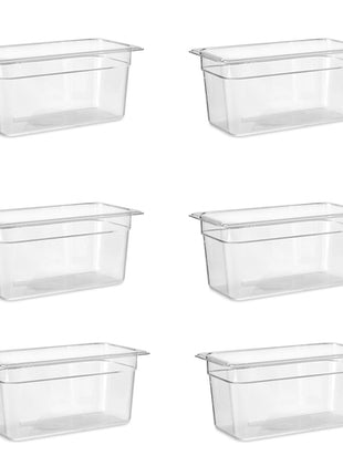 Set de 6 insertos para servicio de alimentos Cambro