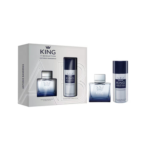 Antonio Banderas Set 2 piezas King of seduction edt 100 ml + desodorante spray 24H 150 ml. Caballero