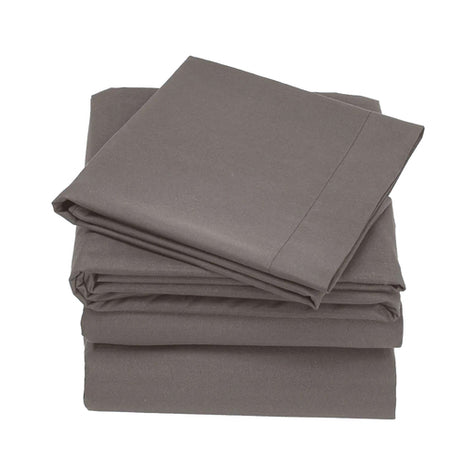 Juego de Sábana Suavitec Plus Gris Fuerte KS