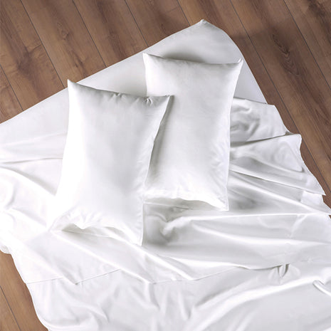 Juego de Sábanas Suavitec Esencial blanco Matrimonial Concord