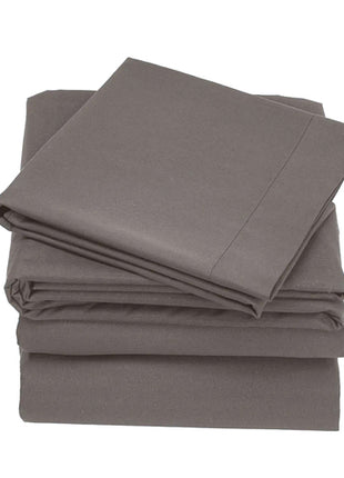 Juego de Sábana Suavitec Plus Gris Fuerte MAT
