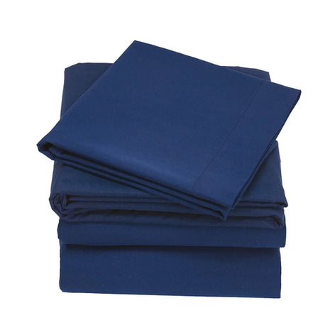 Juego de Sábana Suavitec Plus Navy MAT