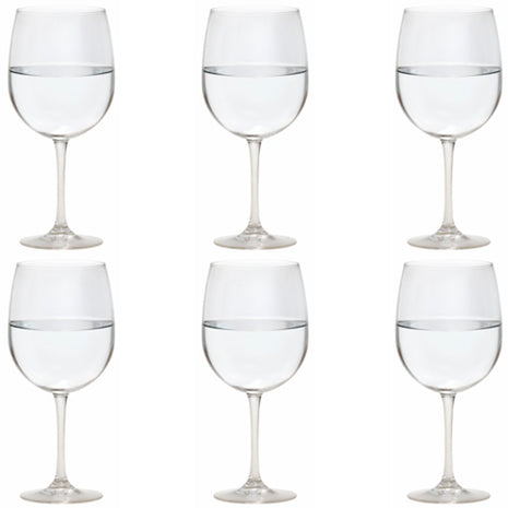 Good & Good Set de 6 copas SC97344 transparente de vidrio