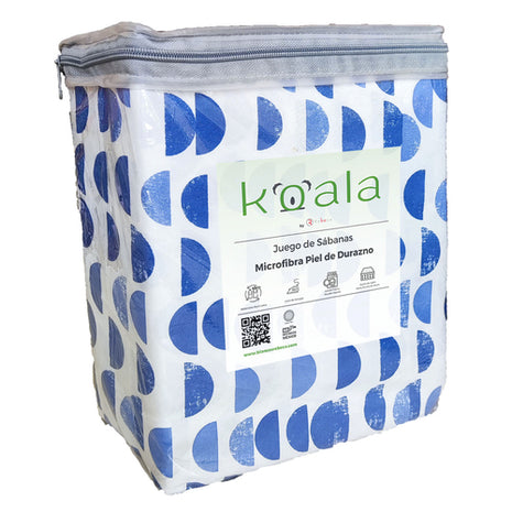 Juego de sábanas Microfibra Koala individual media luna Rebeca®