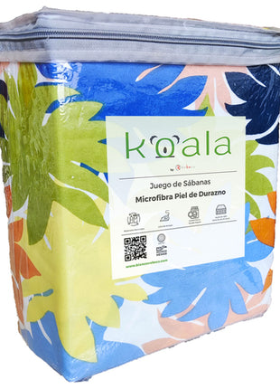 Juego de sábanas Microfibra Koala king size Hawaii Rebeca®