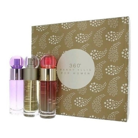 Trilogia 360 edt 30 ml x 3. Dama. Perry Ellis