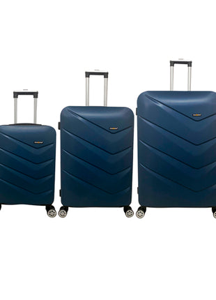 Peak Tour Set de 3 maletas SETAVELLANEDA192527AZ azul 19”, 25” y 29”