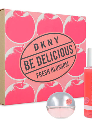 Set Be Delicious DKNY Fresh Blossom Dama Perfume EDP 30 ml y Body Mist 125 ml