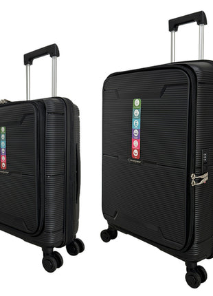 Juego de 2 Maletas 20" y 24" Gales negro Peak Tour