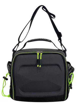 Set de lonchera con accesorios Kendall gris con verde Peak Tour