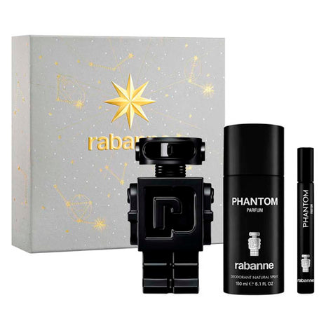 Paco Rabanne Set Phantom 3 pzs Caballero | Perfume EDP 100ml + Desodorante 150ml + Spray EDP 10ml