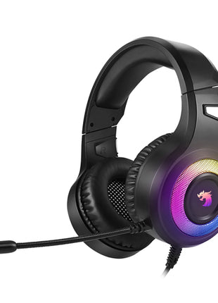 Select Gaming Audífonos alámbricos Ghost Dragon SG-H2 negro con micrófono