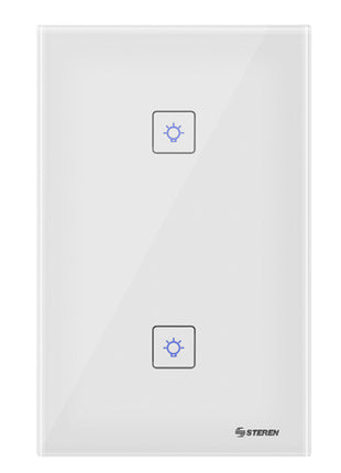 Doble apagador WiFi de pared Steren