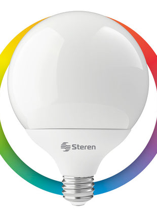 Foco Globo LED 15W WiFi RGB Steren