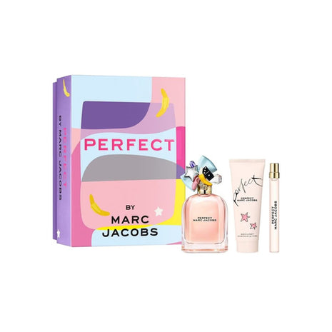 Marc Jacobs Set 3 piezas Perfect edp 100 ml + Crema Corporal 75 ml + Mini 10 ml. Dama