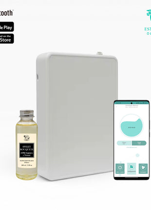 Estrategas Olfativos Difusor Aromático Slim SLB-00 blanco con depósito de 500ml