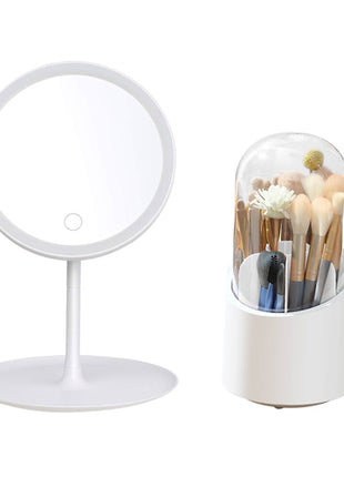 Gift Box Set de Organizador para Maquillaje SMM-0226 Blanco 2 piezas