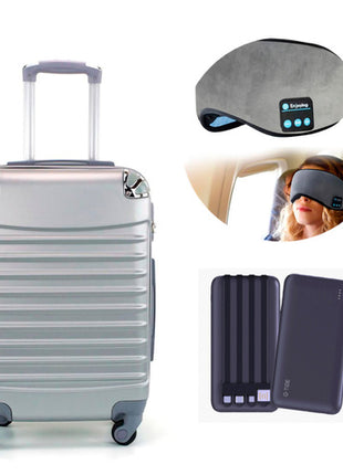 Set de maleta rígida para cabina plata SMT-1003S Gift Box