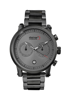 Steiner Reloj para caballero ST25379ME negro análogo
