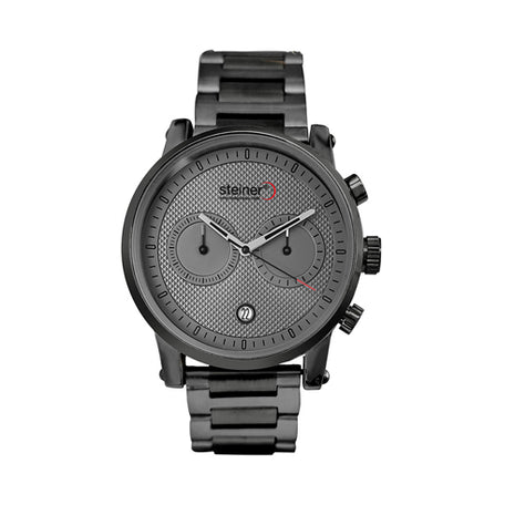 Steiner Reloj para caballero ST25379ME negro análogo