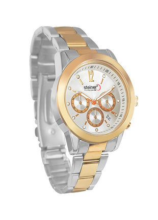 Steiner Reloj para dama ST25380ME dorado análogo con cronógrafo