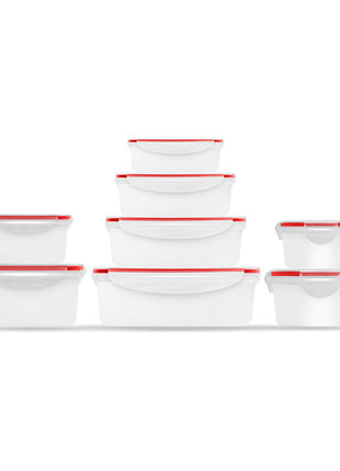 Steiner Set de contenedores ST3035 transparente de 8 piezas de plástico
