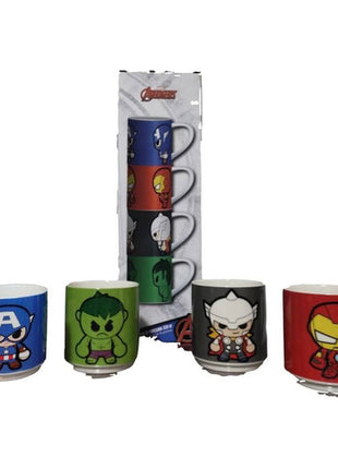 Set de 4 tazas Marvel STMA0423 GB