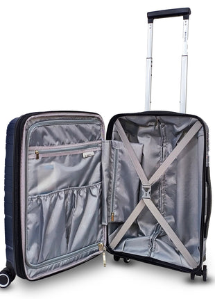 Mc.Carthy maleta vertical Mod. STORM-20 AZ, color: azul, de 20"