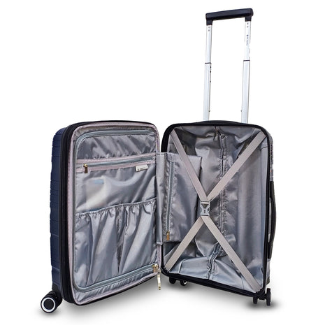 Mc.Carthy maleta vertical Mod. STORM-20 AZ, color: azul, de 20"