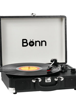 Maleta Tocadiscos Bluetooth Bonn -Negro