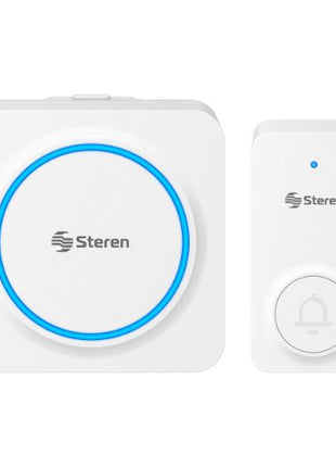 Steren Timbre Inalámbrico 32 Tonos Blanco TIM-395R Batería Recargable
