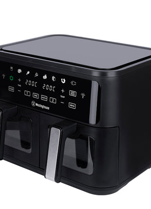 Westinghouse Freidora de Aire Dual WKAFID902 negro 2000W pantalla táctil LCD