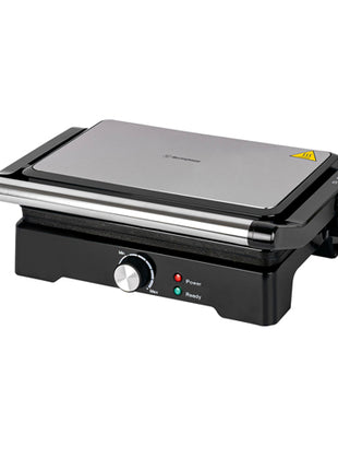 Westinghouse Parrilla Panini WKCG0208 negro con plata 1200W con revestimiento antiadherente