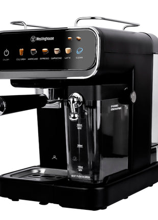 Westinghouse Máquina de Expreso Digital WKCMF2056 negro 1350W bandeja de goteo desmontable